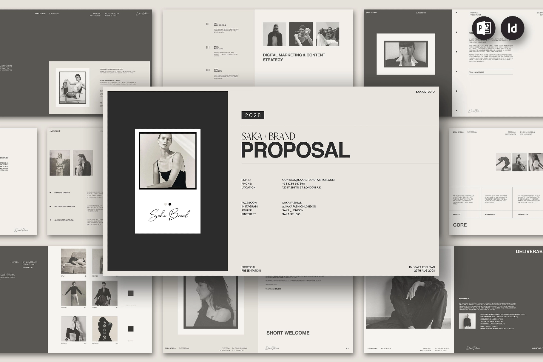 SAKA | Brand Proposal Template