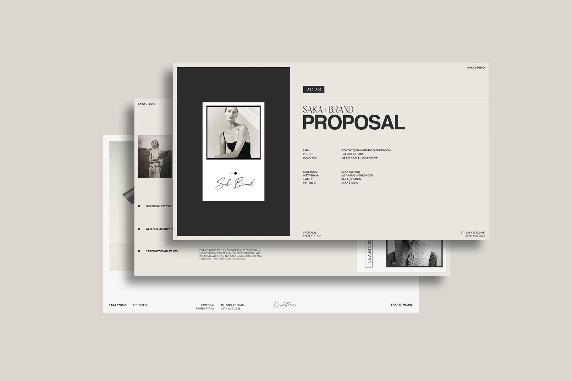 SAKA | Brand Proposal Template