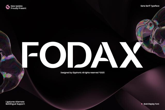 GC Fodax — Bold Simplicity Font
