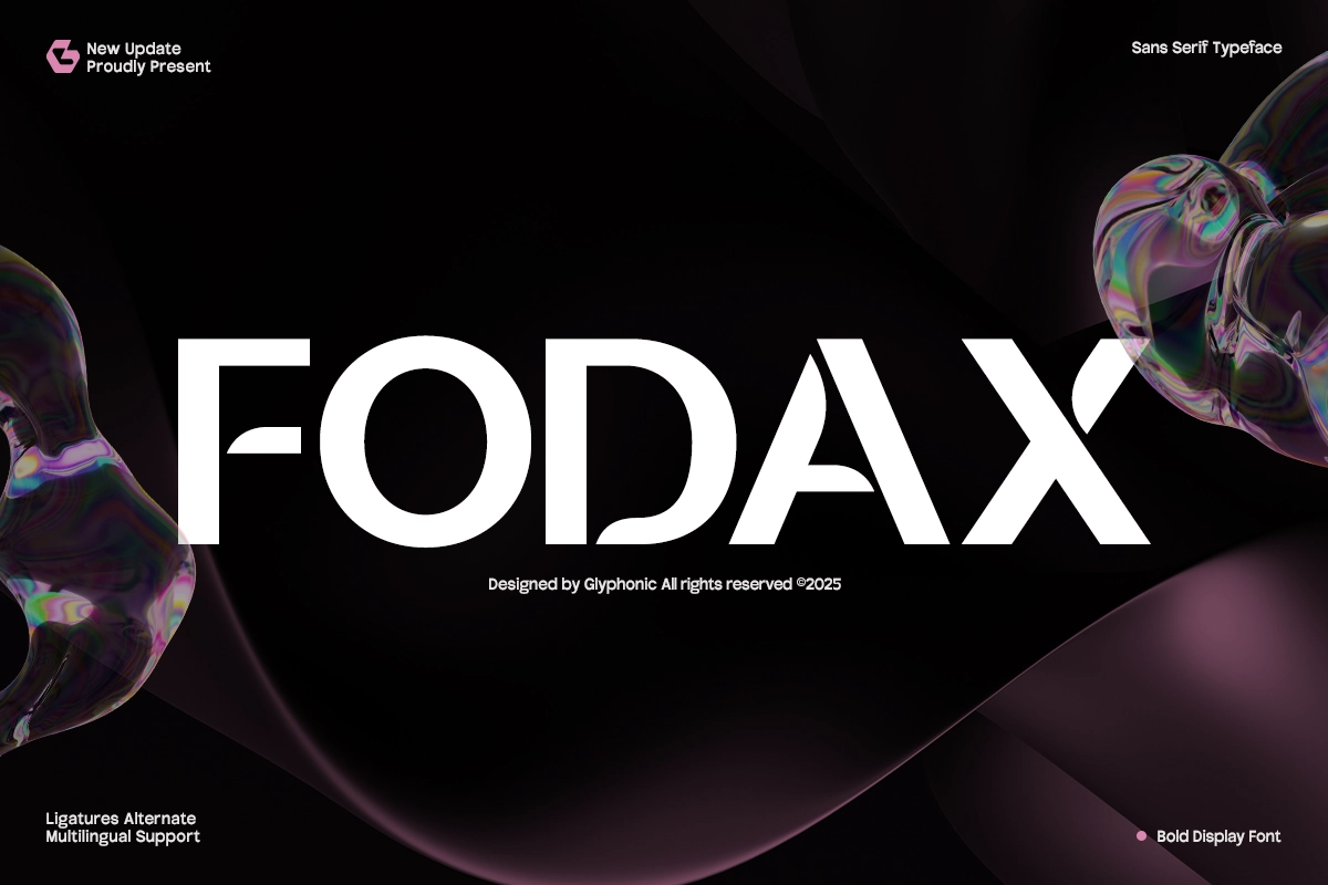GC Fodax — Bold Simplicity Font