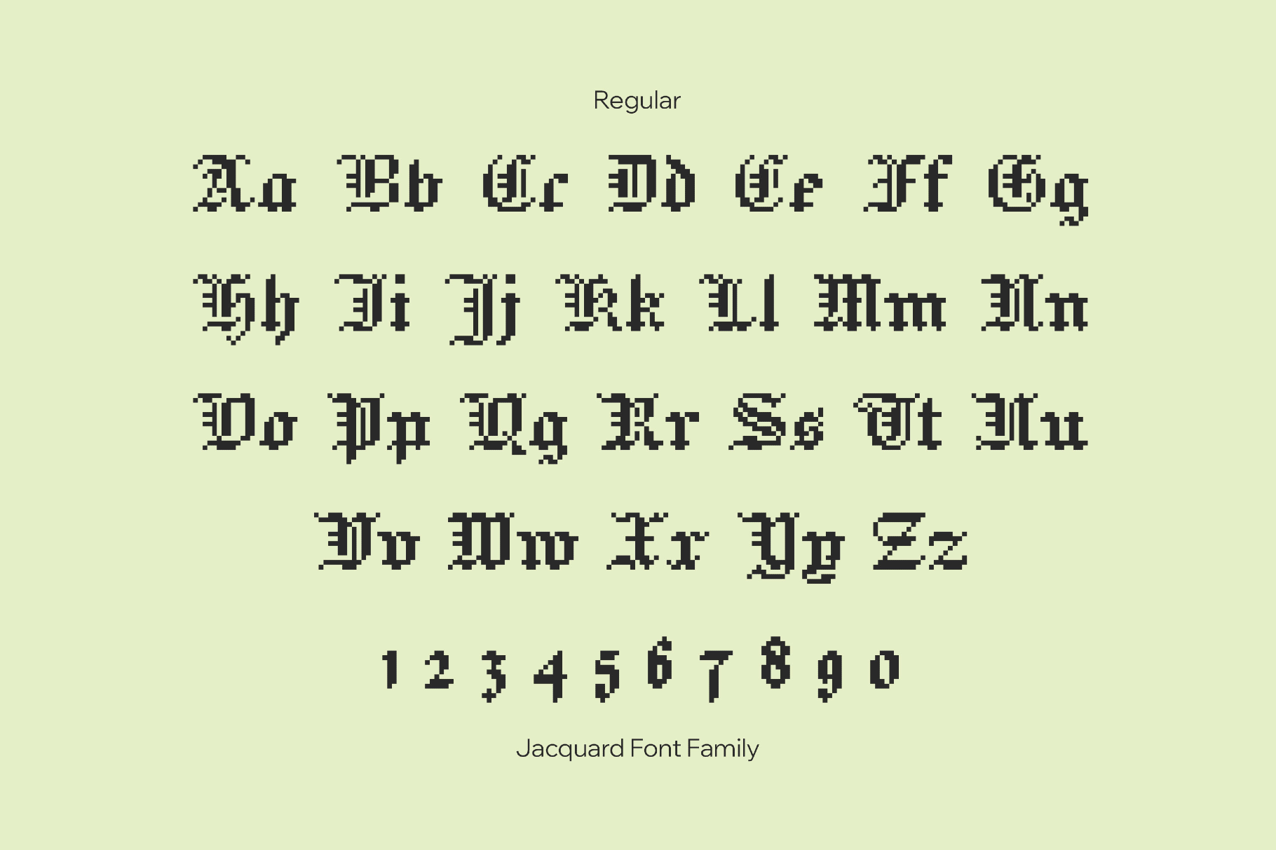 Jacquard Font Family