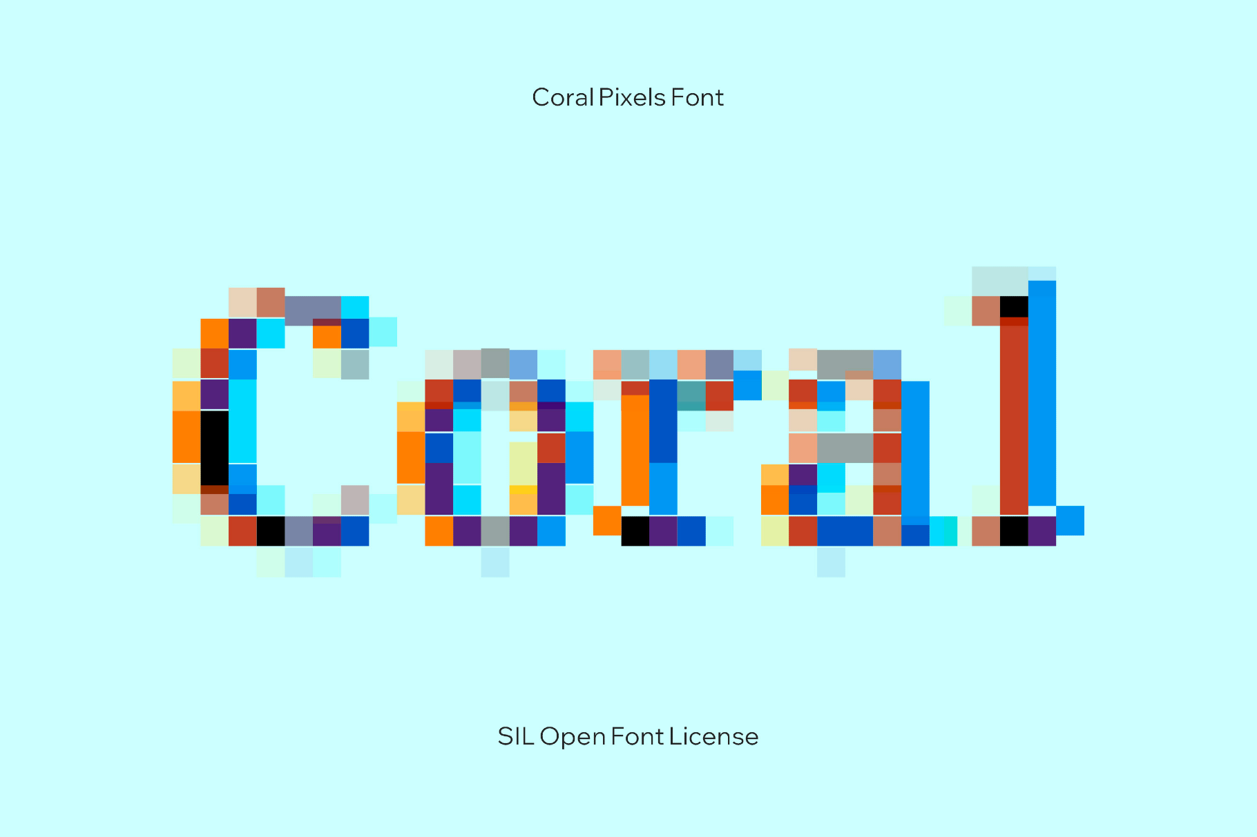 Coral Pixels Font