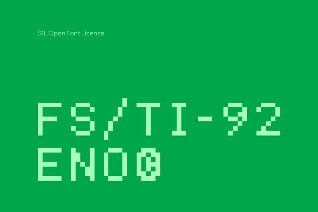 FS/TI-92 ENO© Font