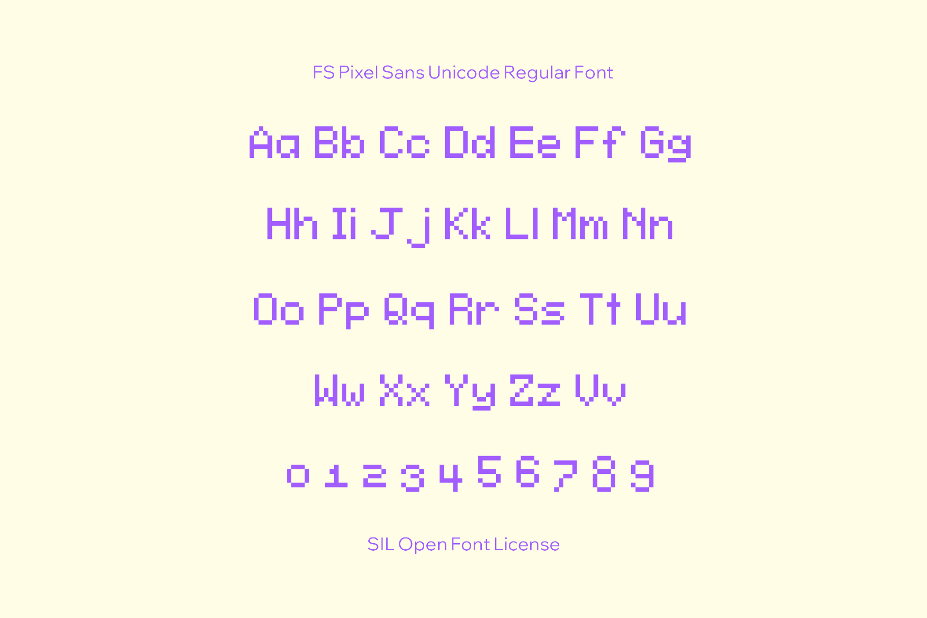 FS Pixel Sans Unicode Regular Font