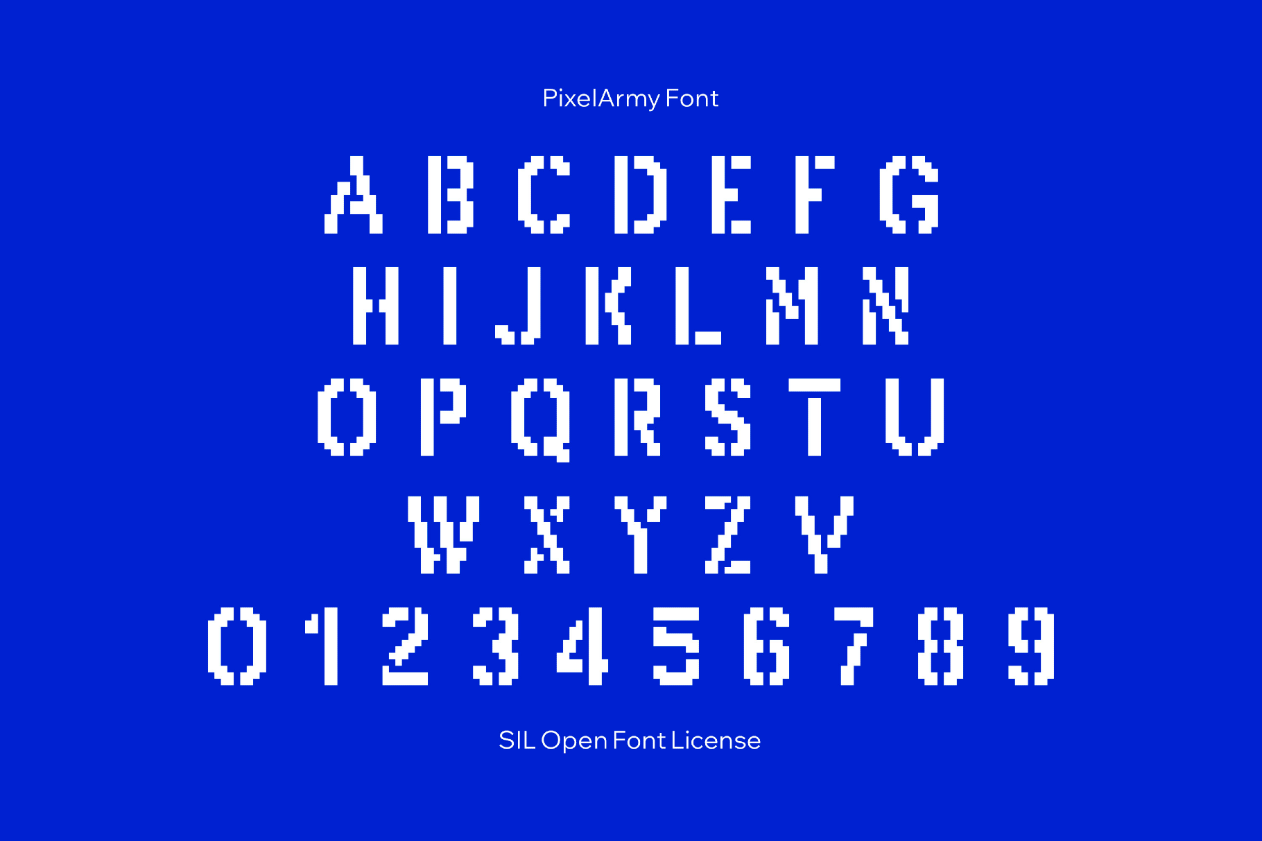 Pixel Army Font