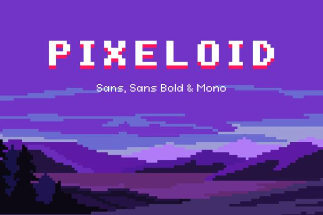 Pixeloid Font Family