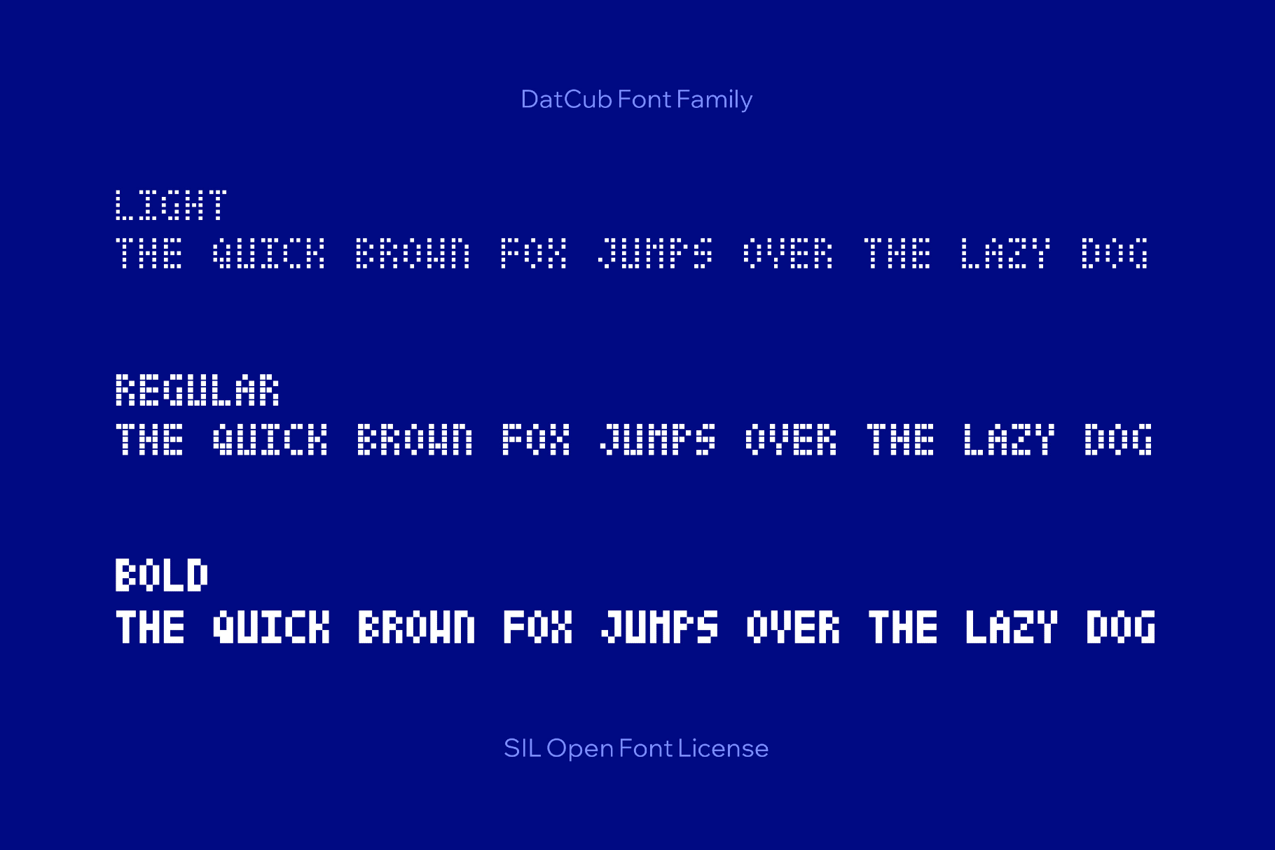 DatCub Font Family