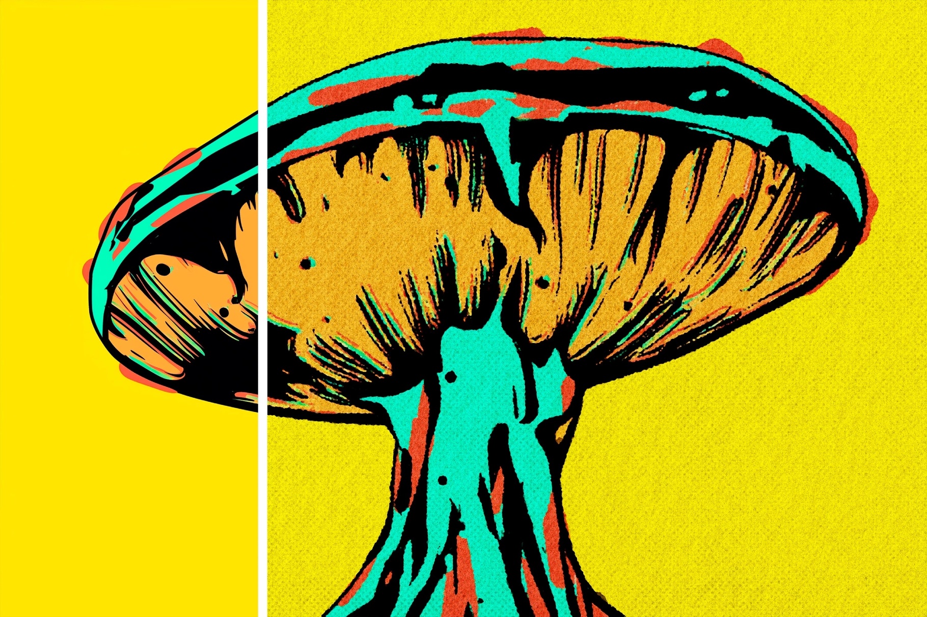 Retro Comics Print Effect