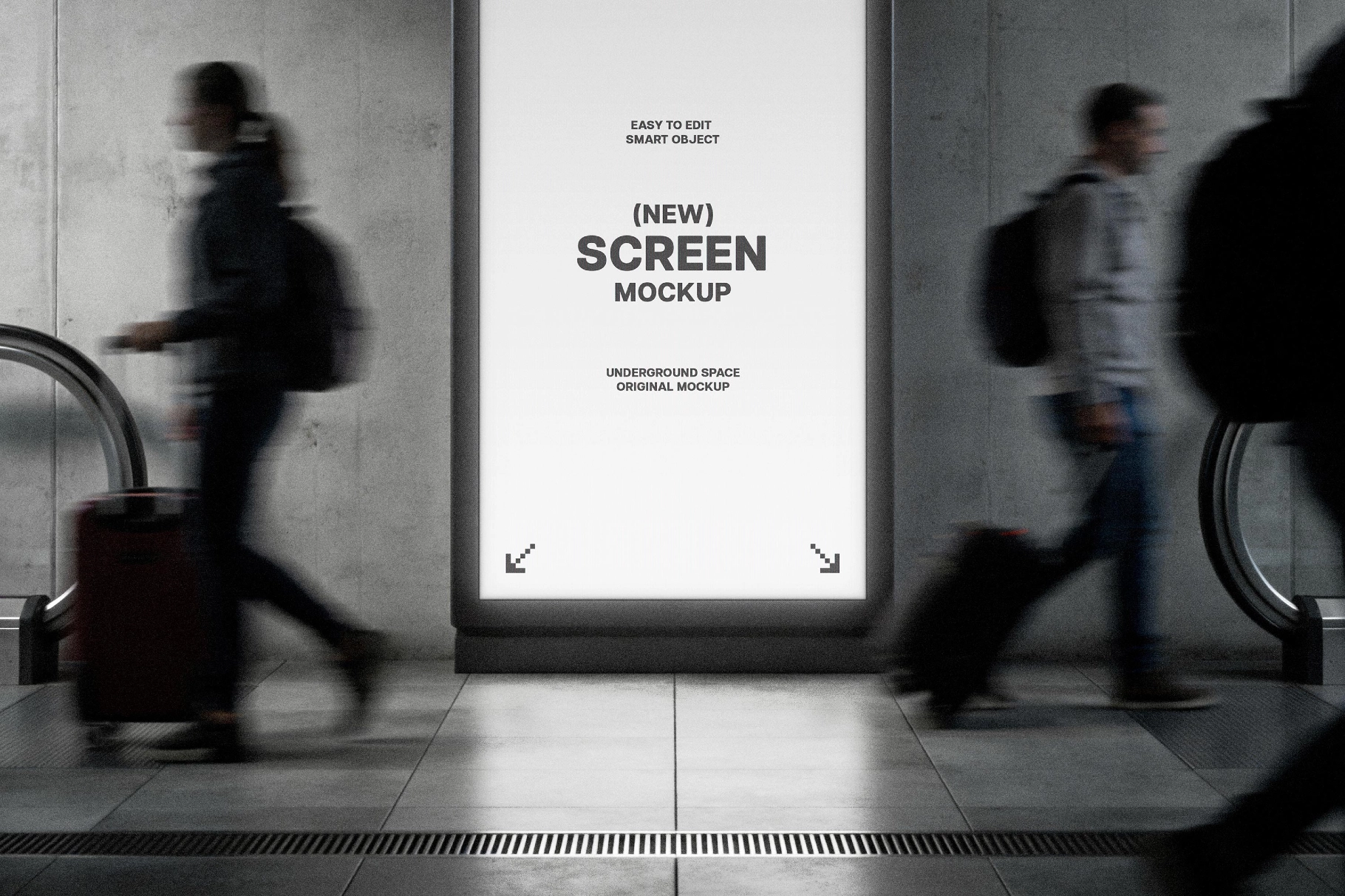 Underground Vertical Screen Mockup