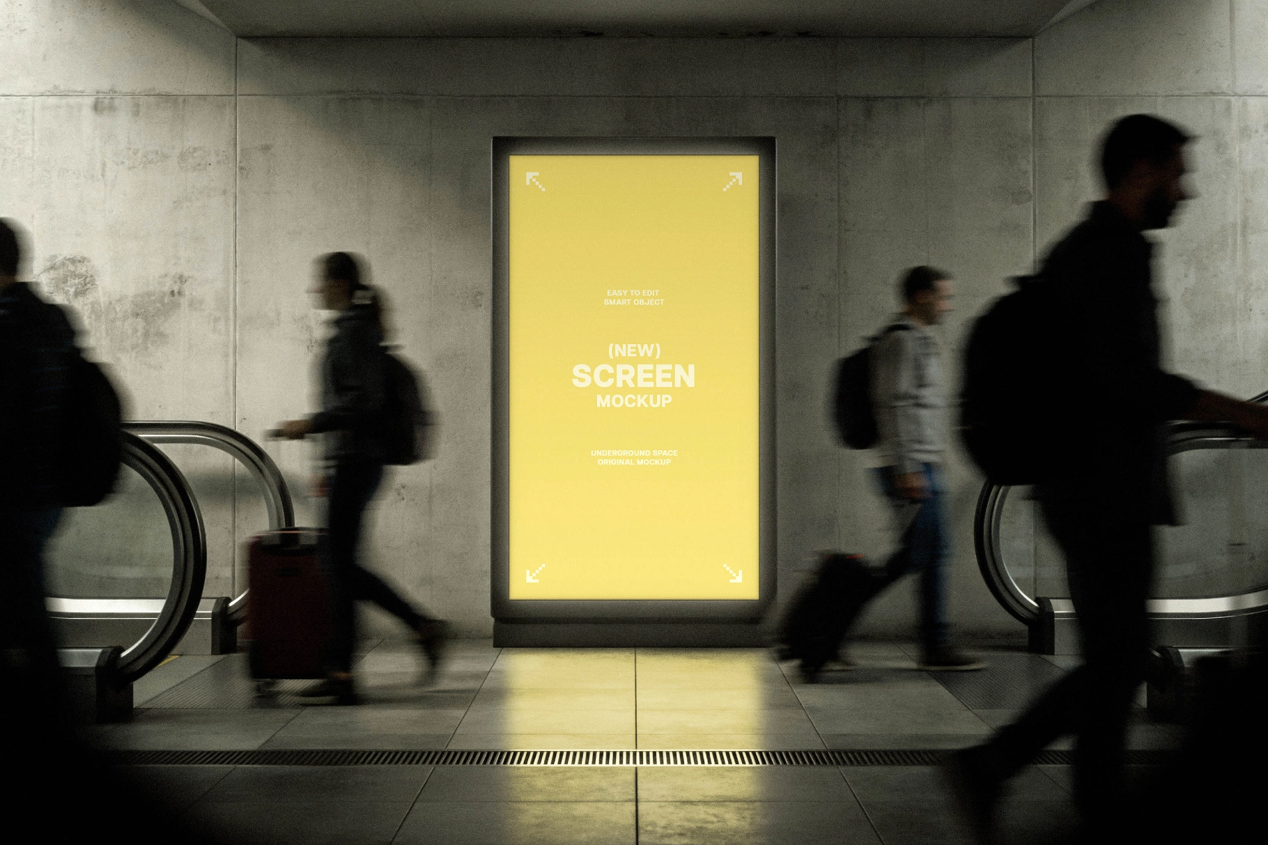 Underground Vertical Screen Mockup
