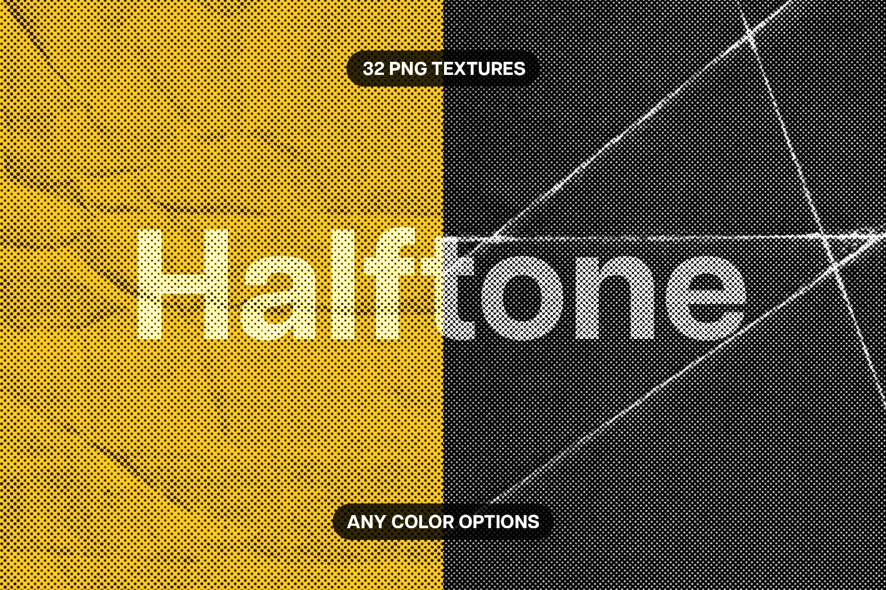 Halftone Textures Paper Collection