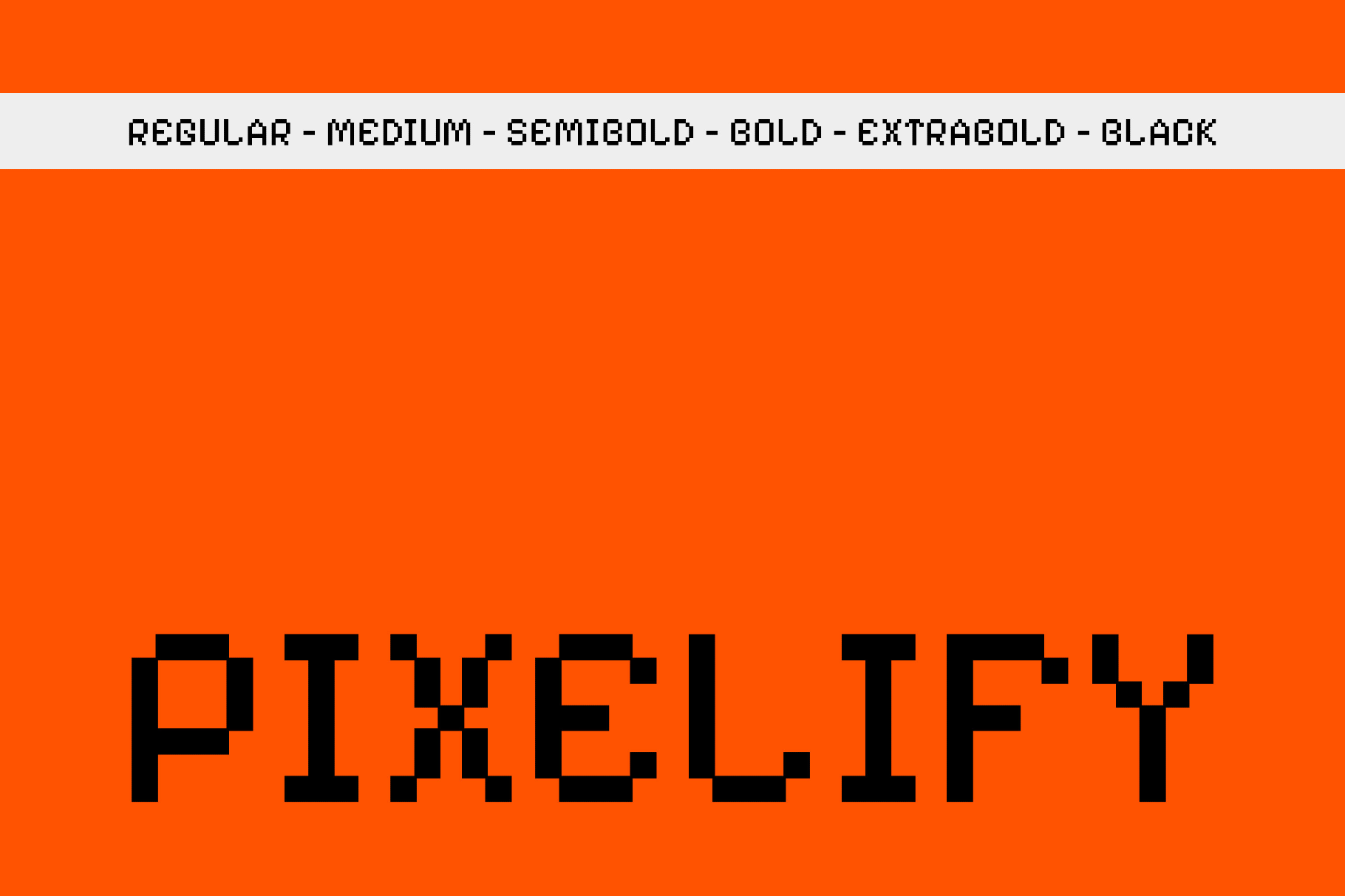 Pixelify Sans Typeface
