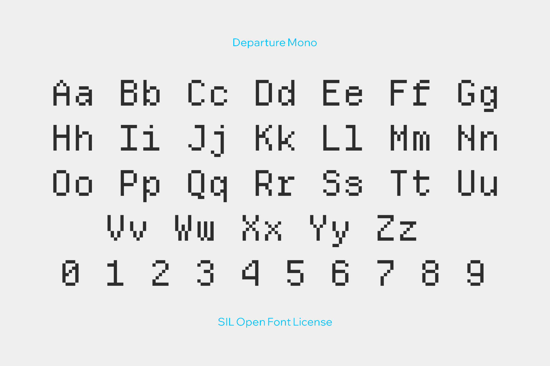 Departure Mono Console Font