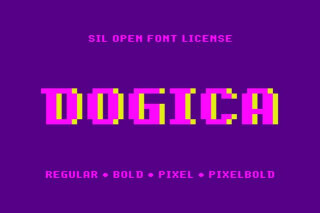 Dogica 1980s Game Font