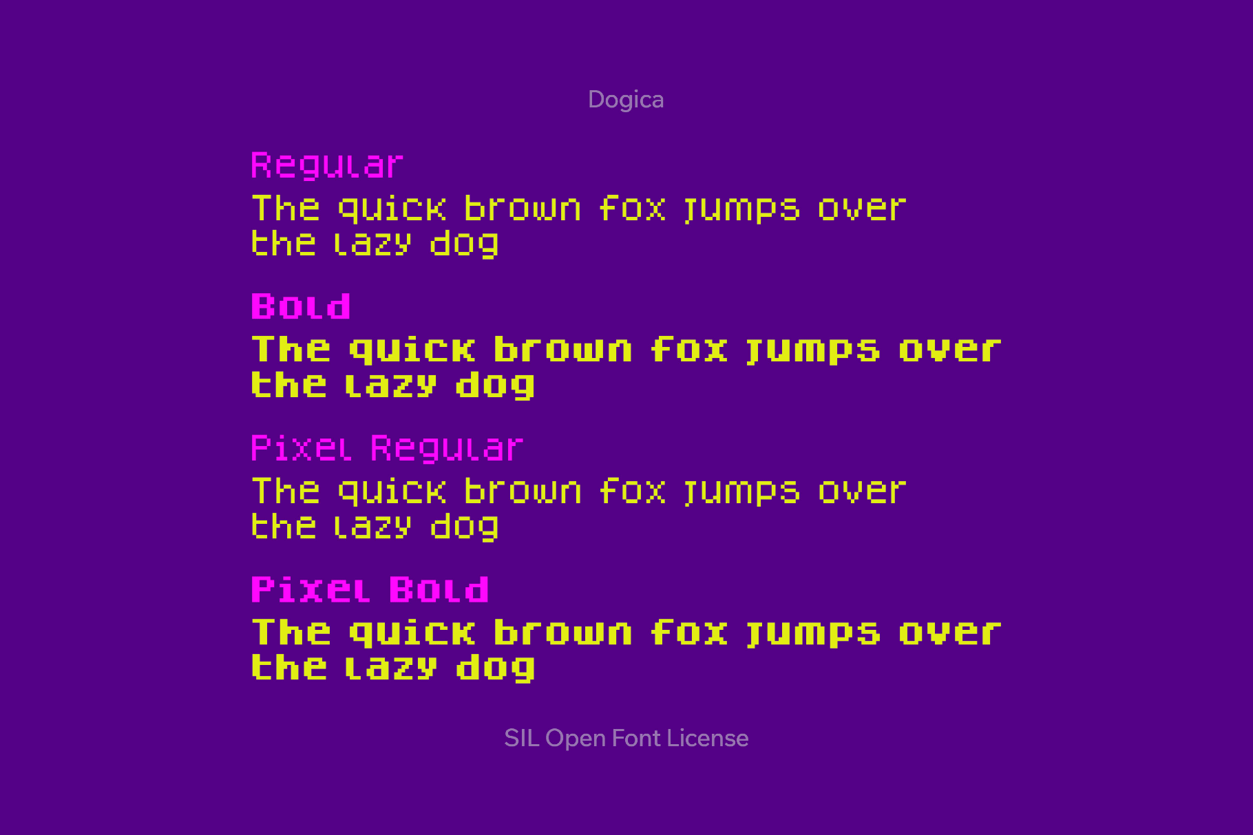 Dogica 1980s Game Font