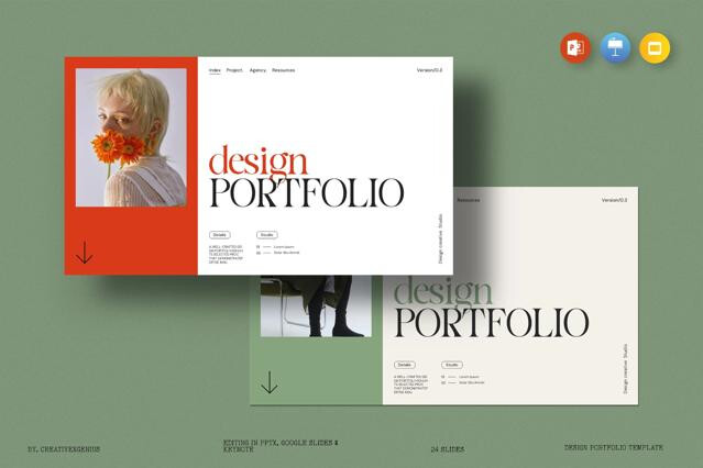 Design Portfolio Presentation Template