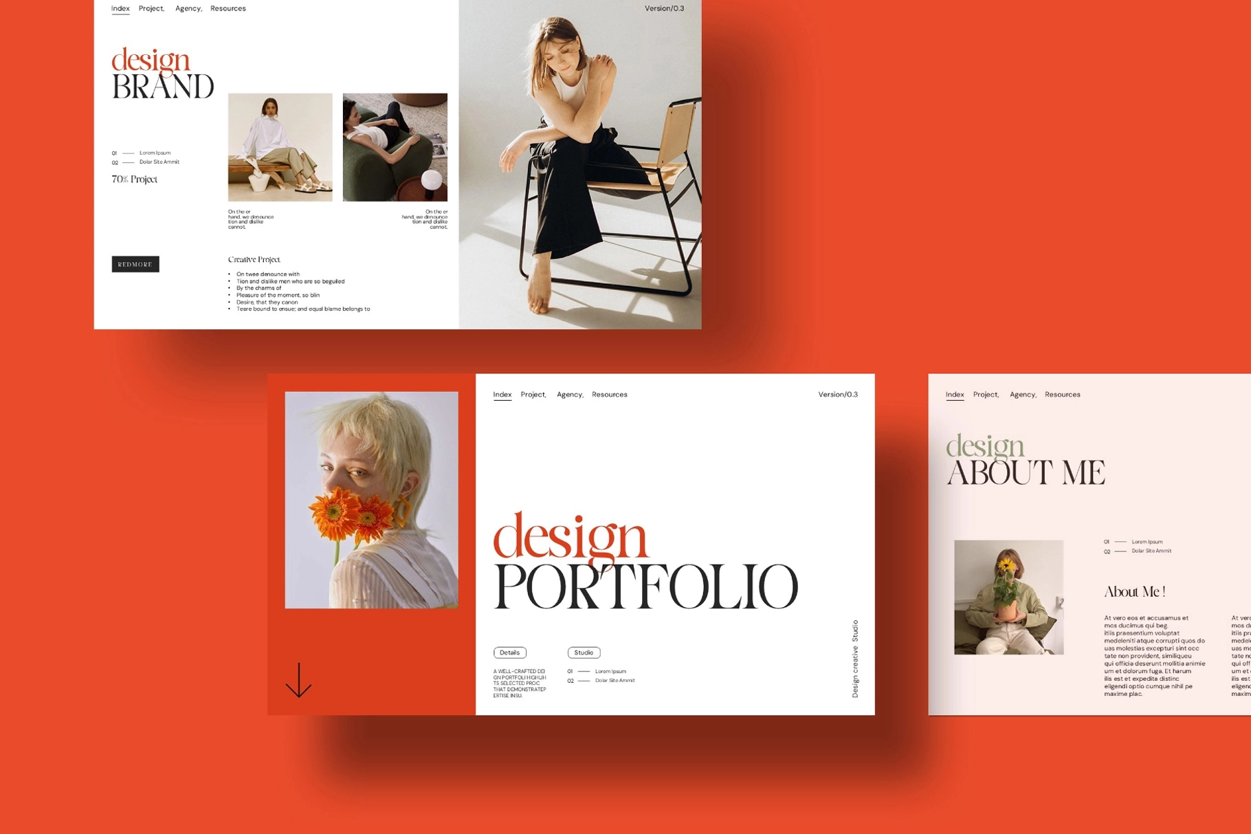 Design Portfolio Presentation Template