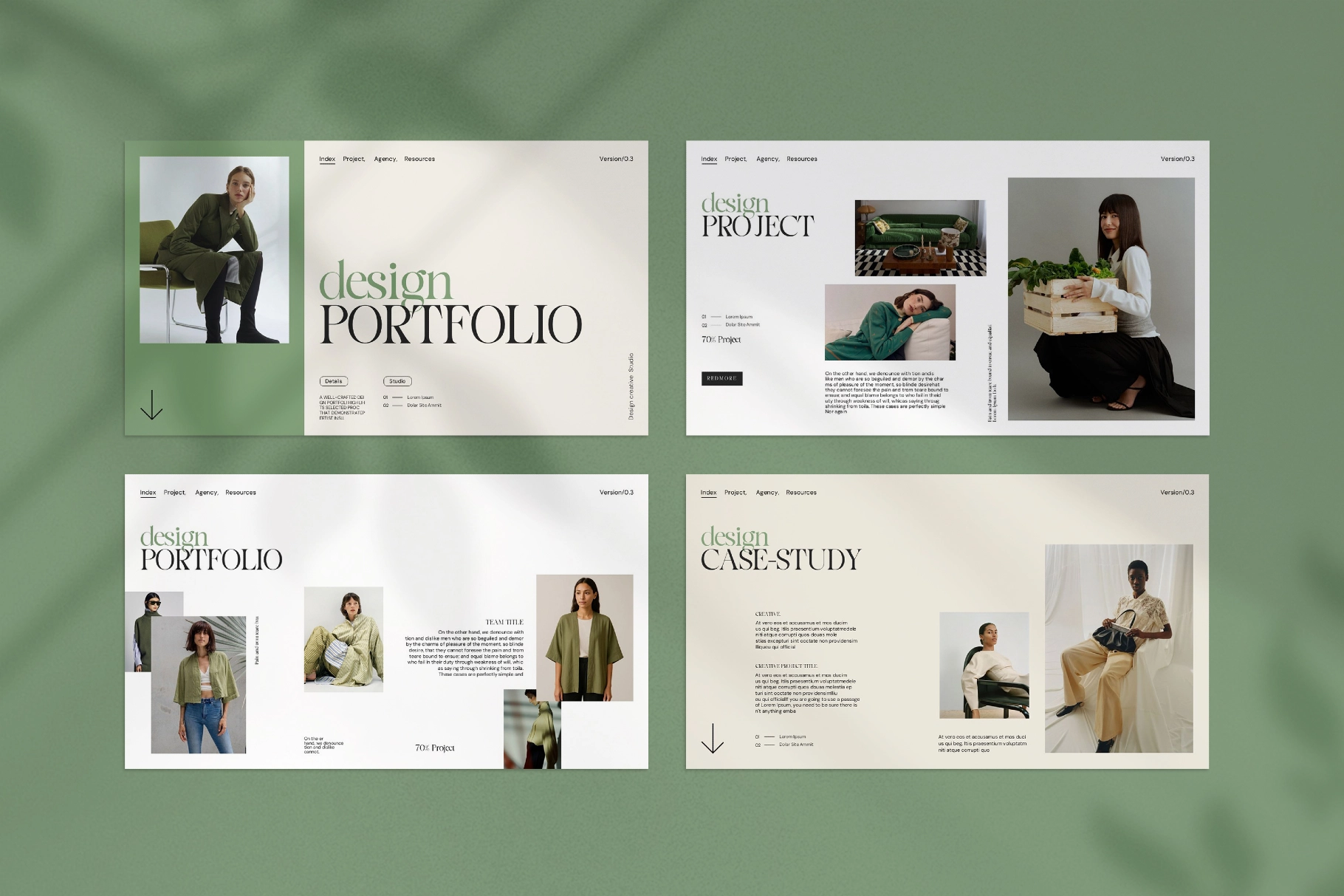 Design Portfolio Presentation Template