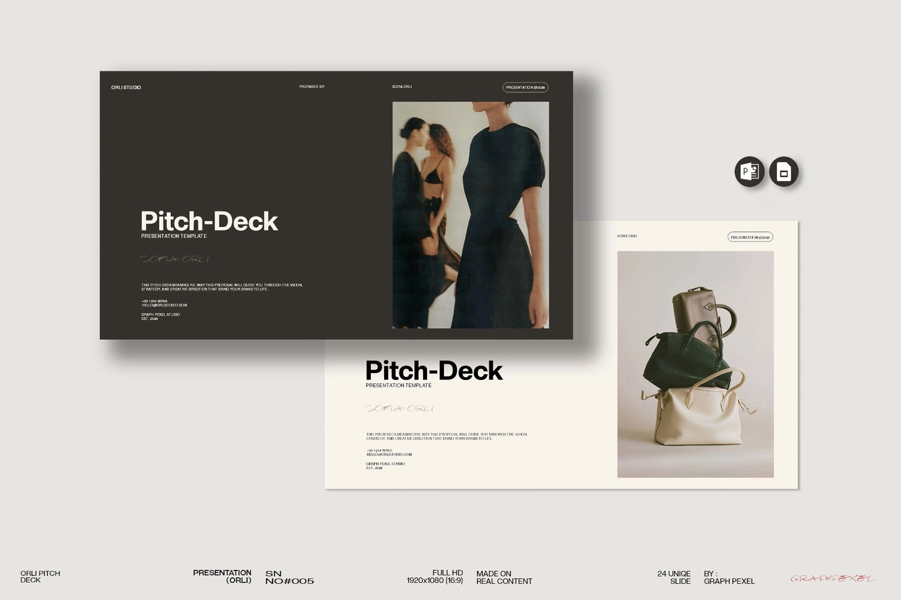 ORLI | Pitch Deck Template