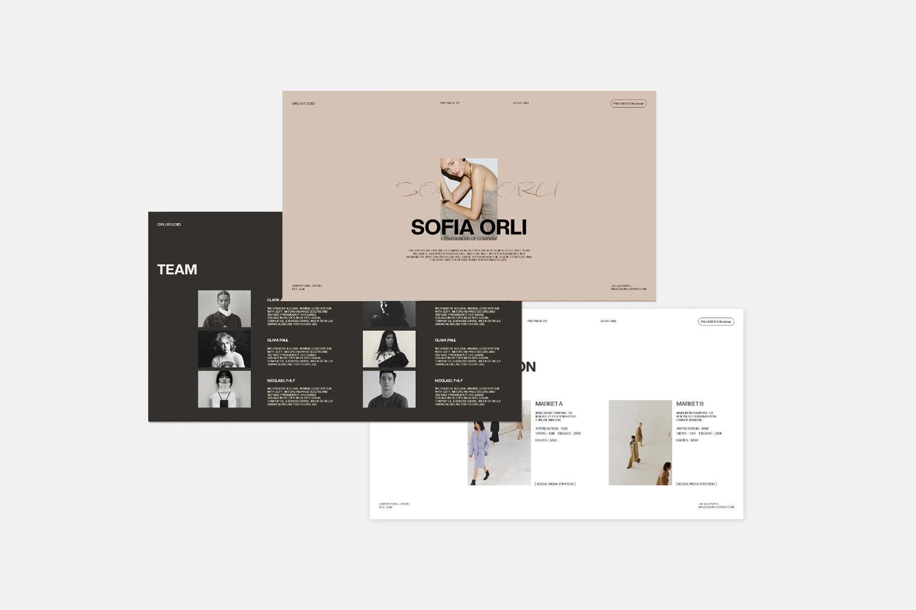 ORLI | Pitch Deck Template