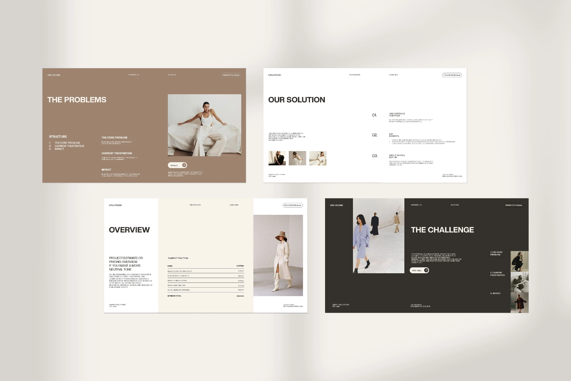 ORLI | Pitch Deck Template