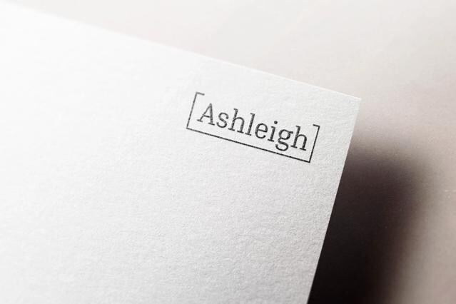 Corner Paper Logo Mockup