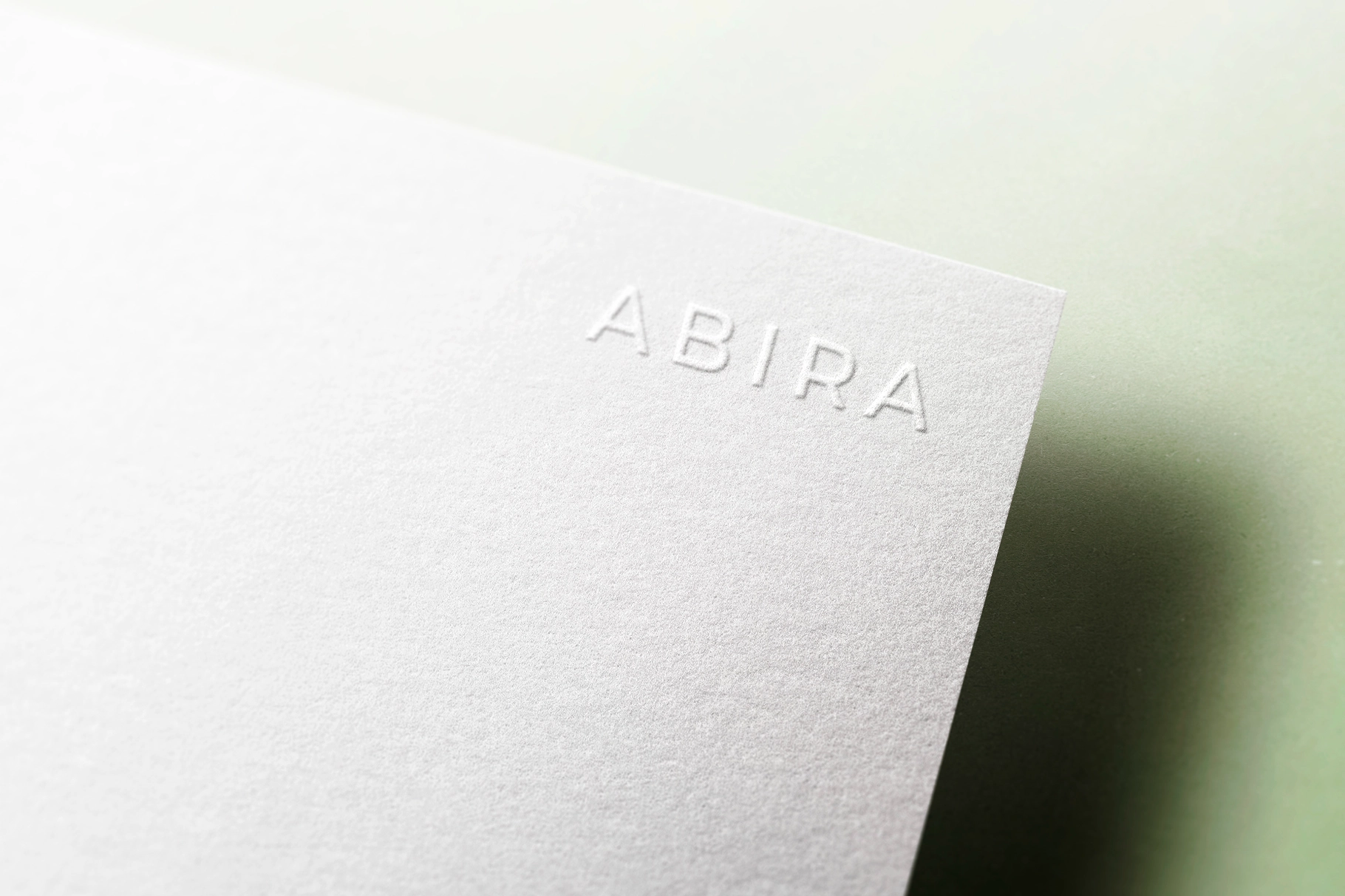 Corner Paper Logo Mockup