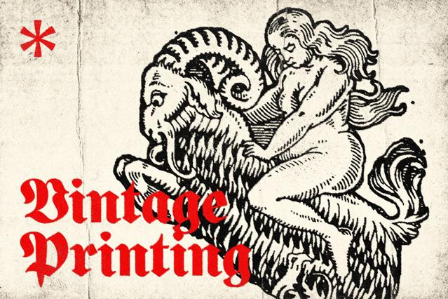 Vintage Print Effect