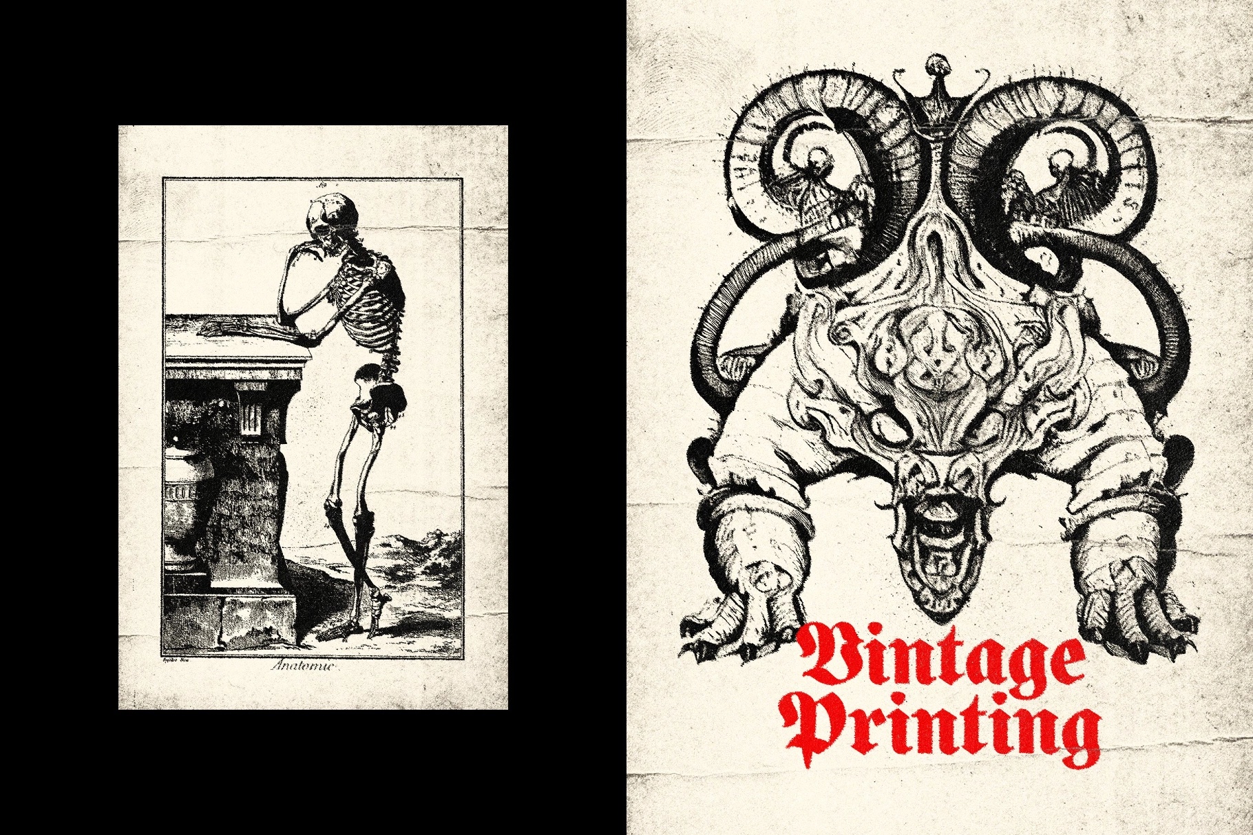 Vintage Print Effect