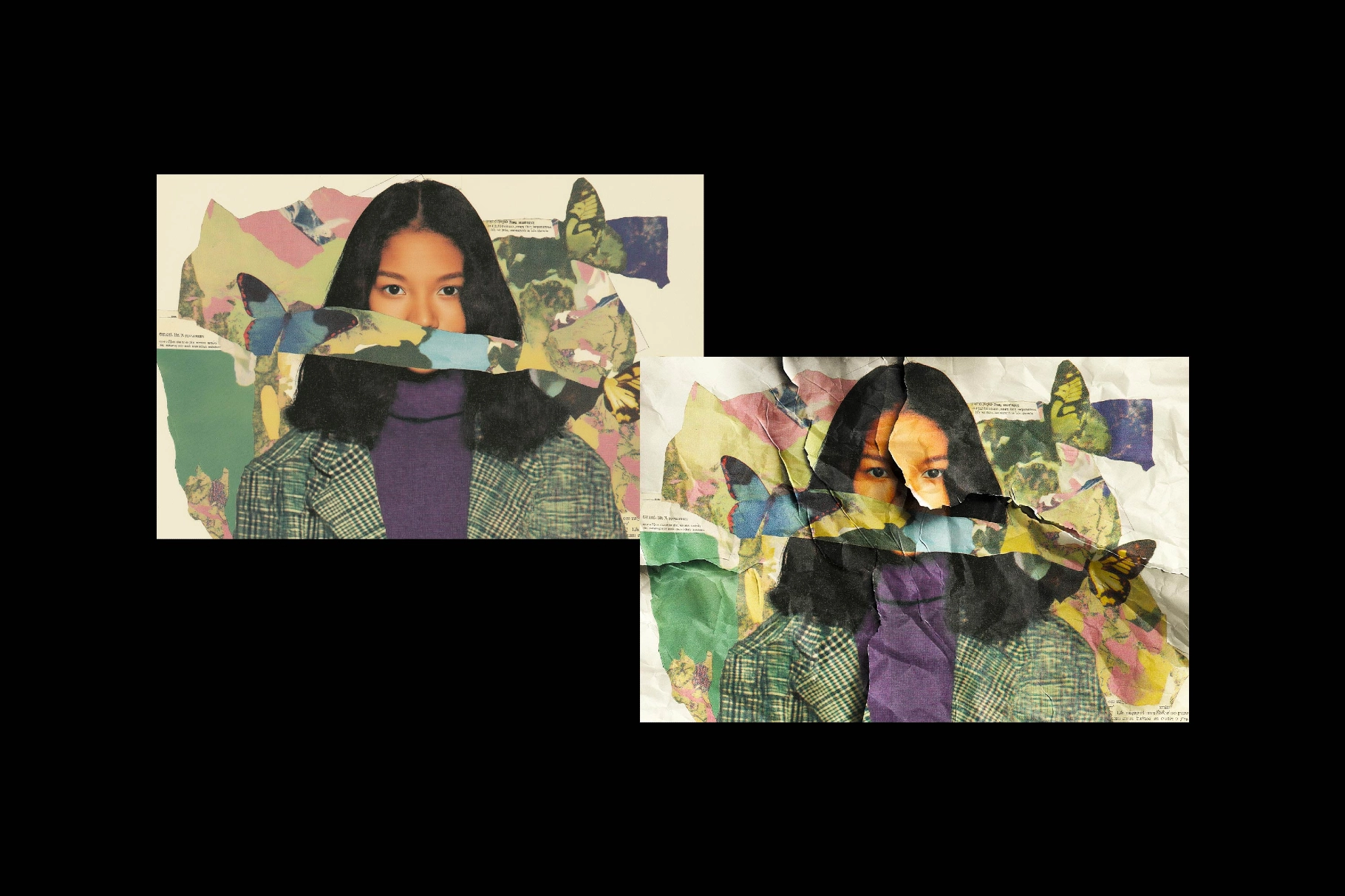 Ripped Paper Photo Effect