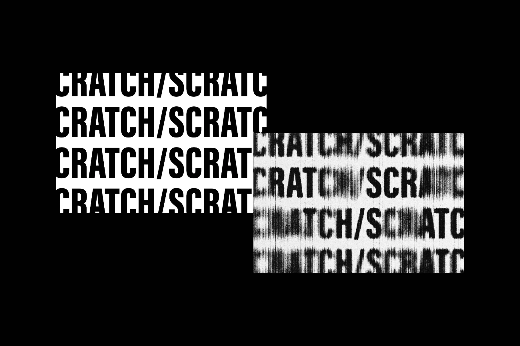 Smudge Noisy Text Effect