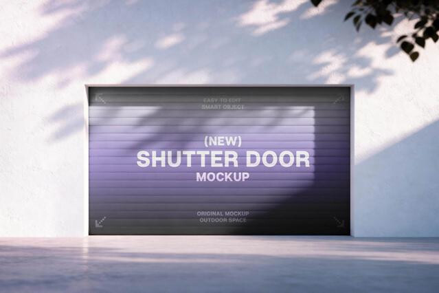 Shutter Door Mockup