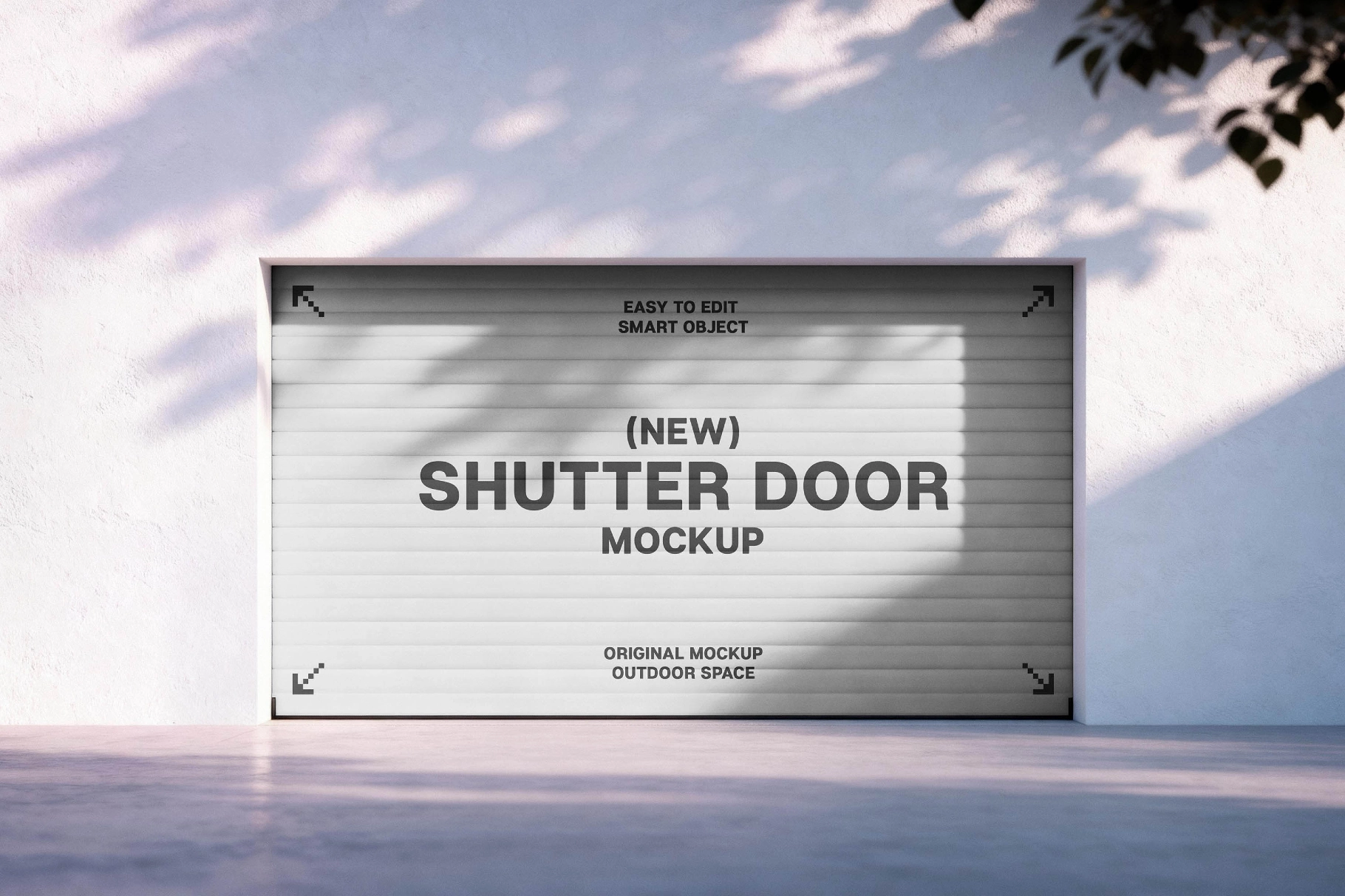 Shutter Door Mockup