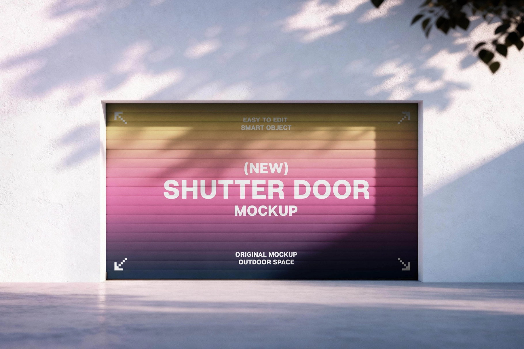 Shutter Door Mockup