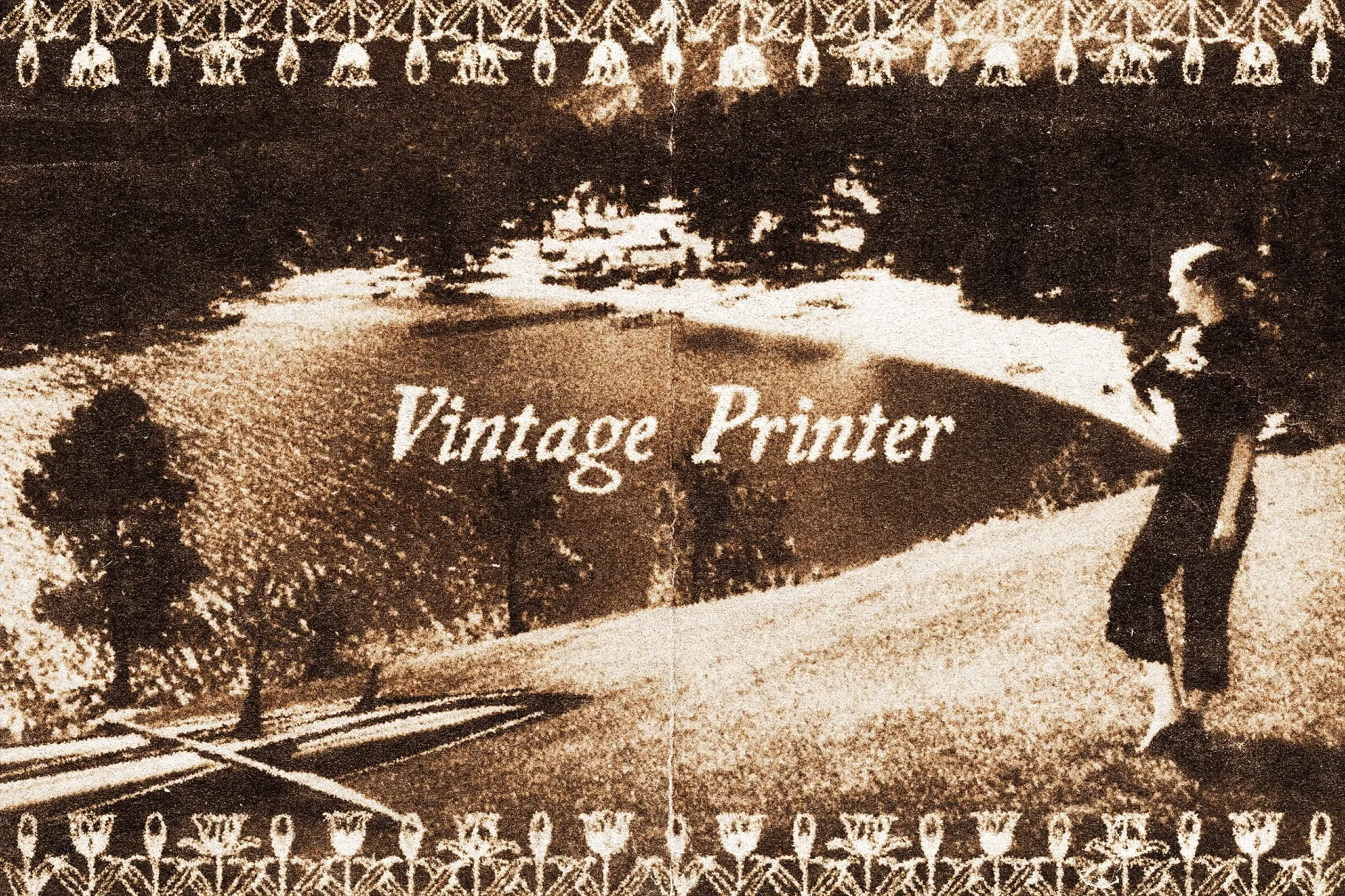 Vintage Photo Printer Effect
