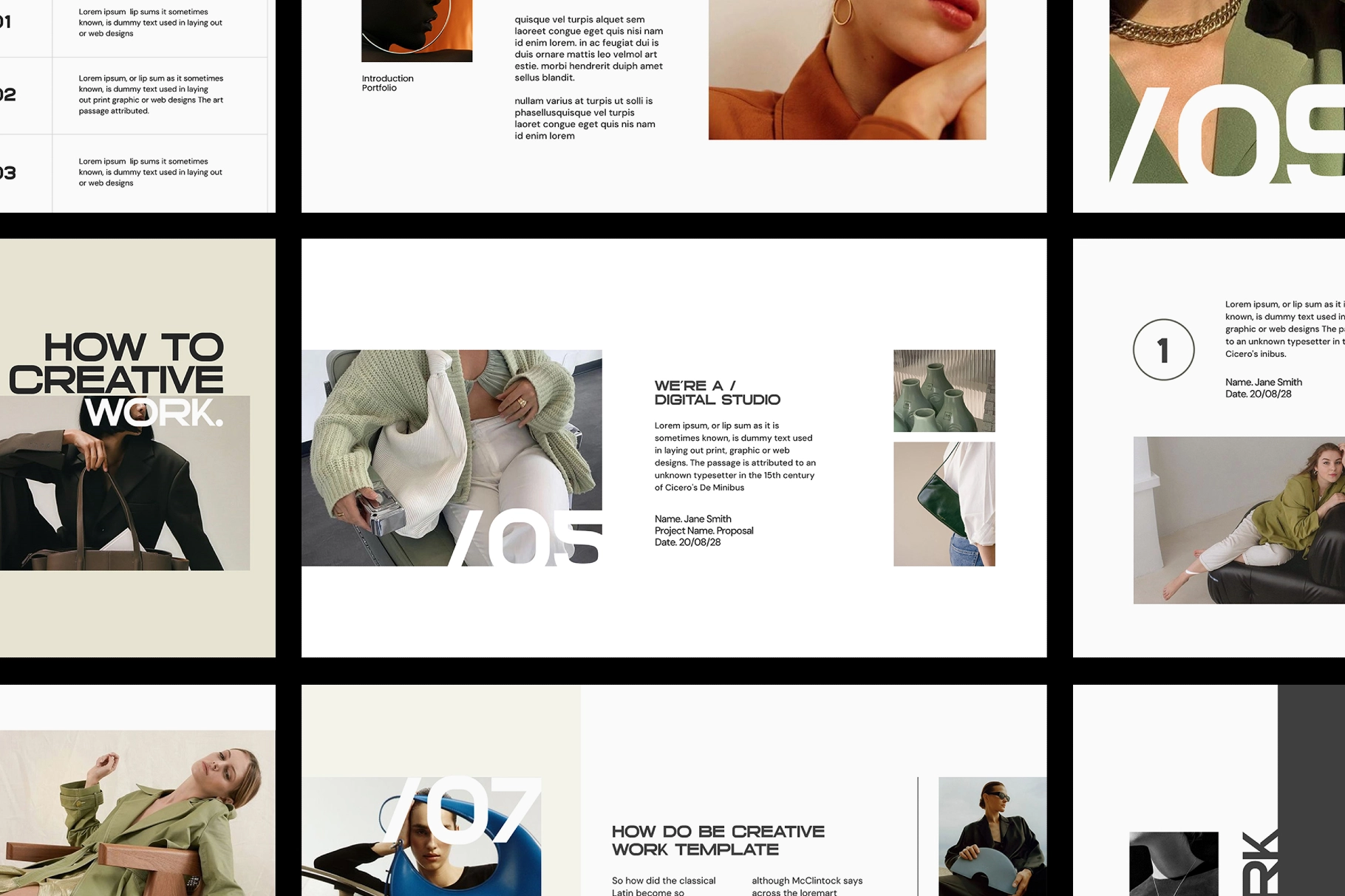 Brand Portfolio Template