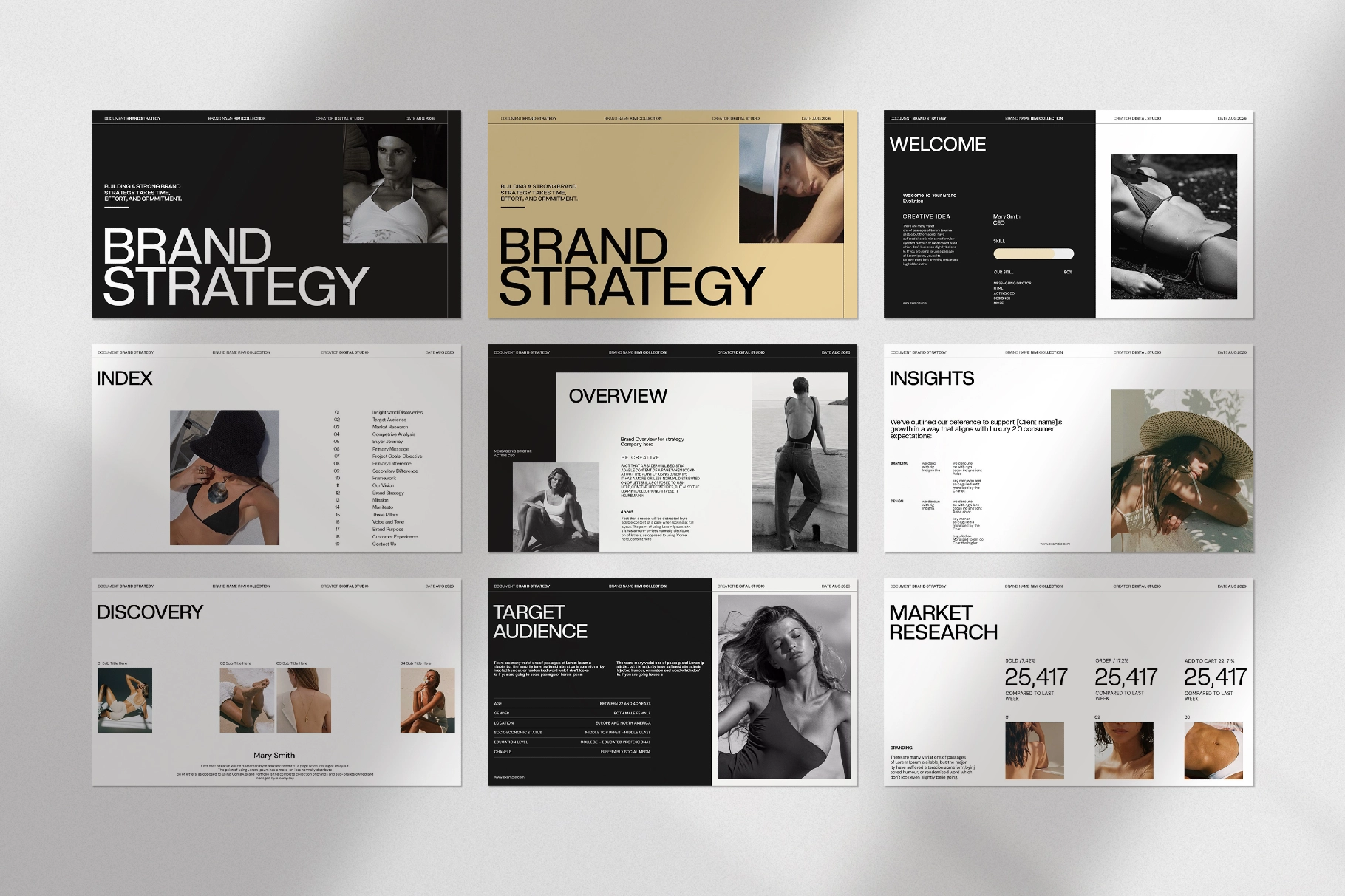 Brand Strategy Presentation Template