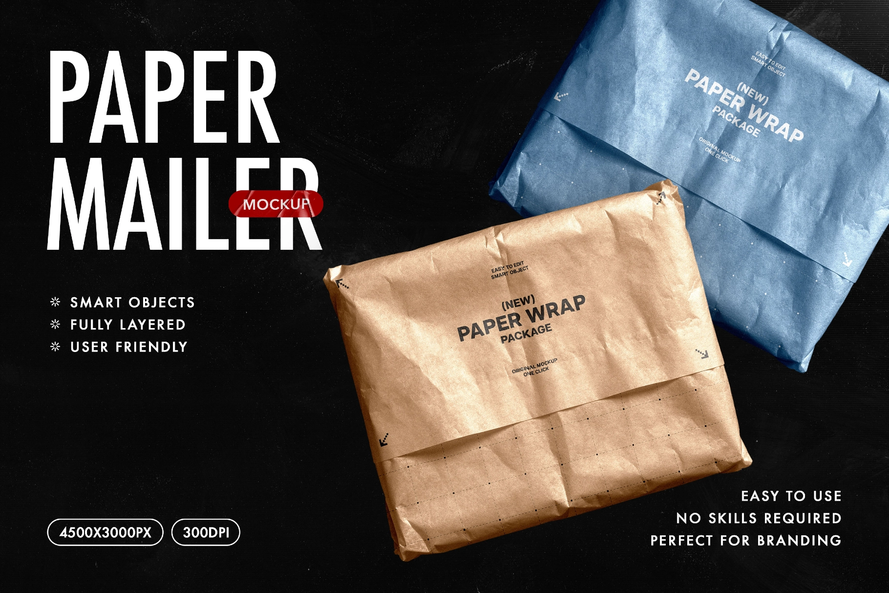 Kraft Paper Mailer Mockup