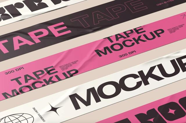 Adhesive Tape Mockup