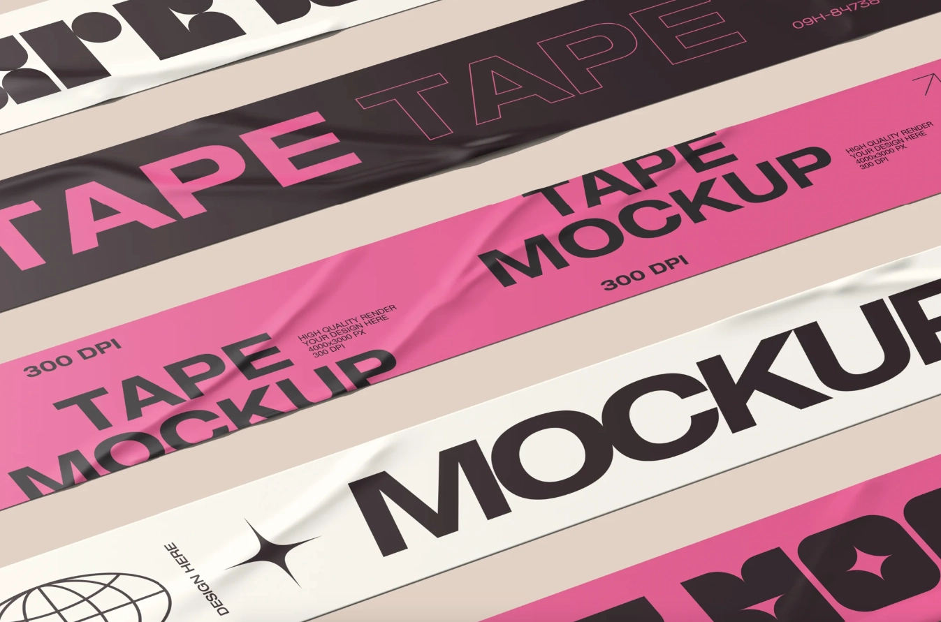Adhesive Tape Mockup