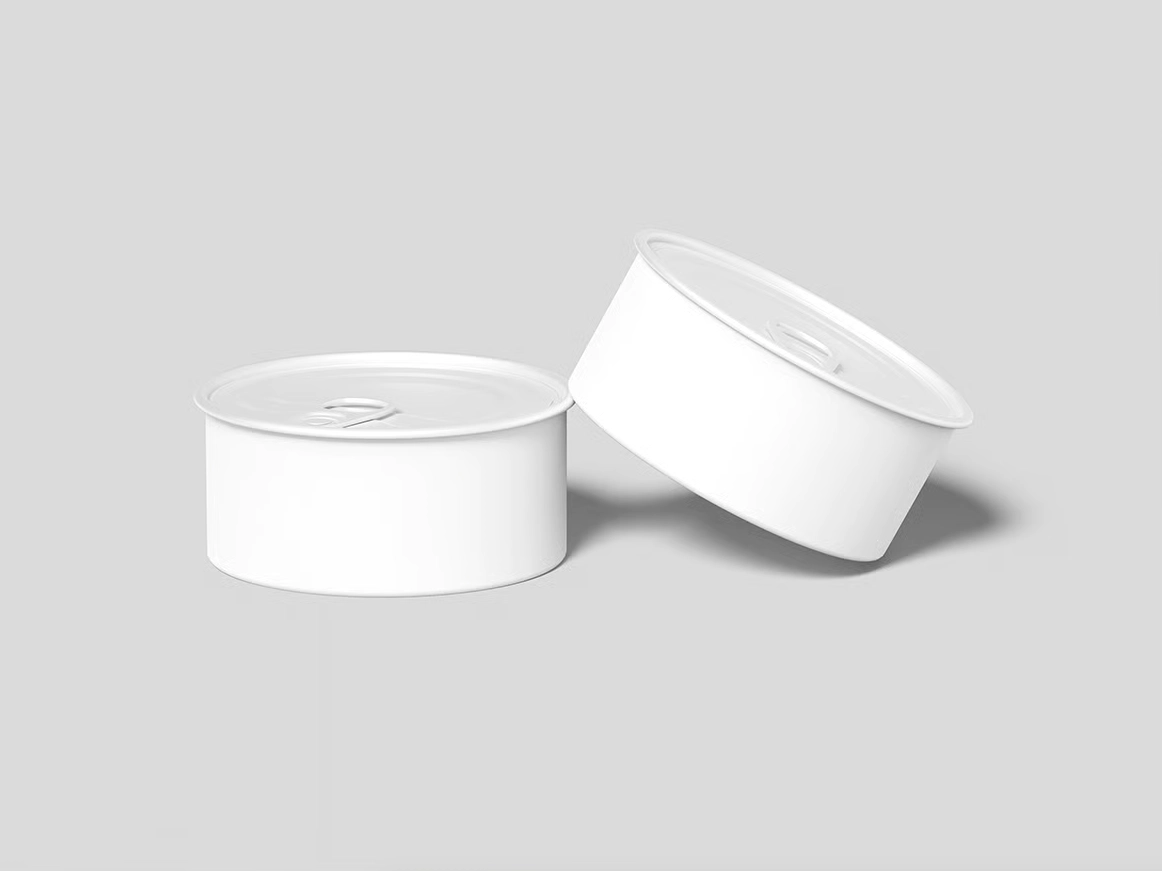 Tin Can Packaging Mockup