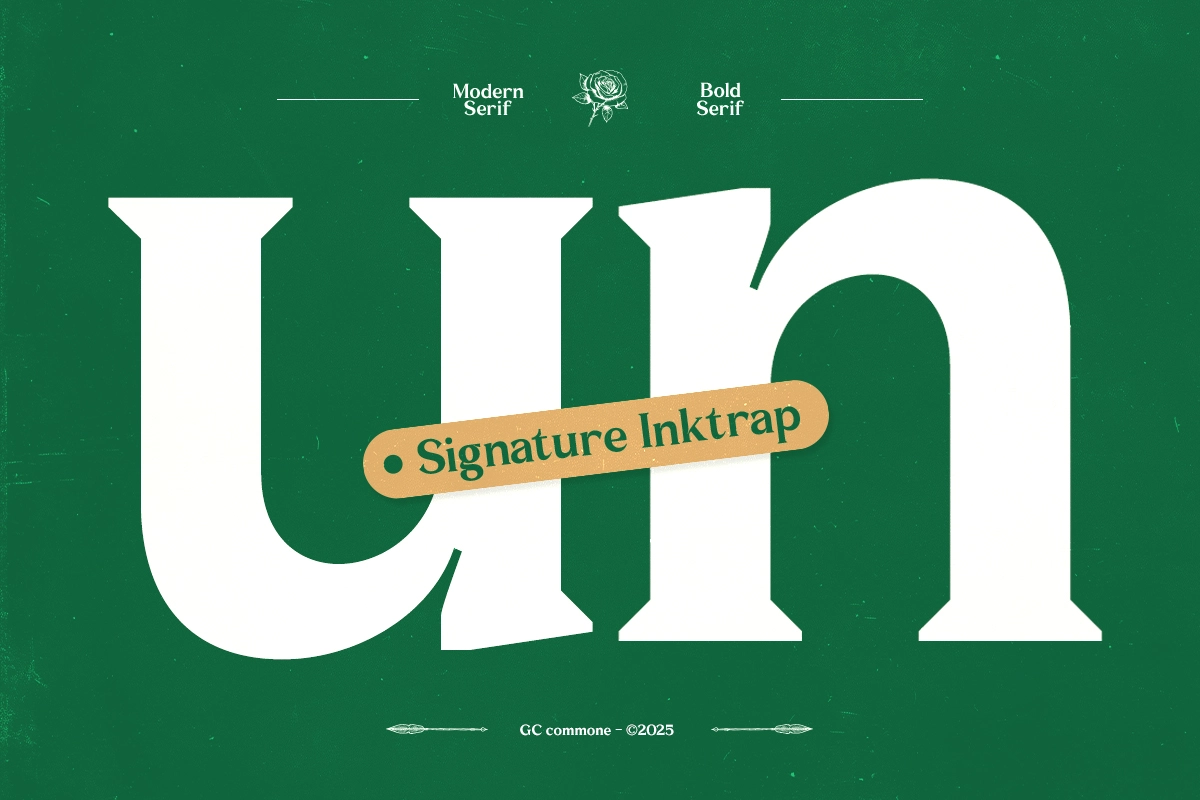 GC Commune – Modern Inktrap Serif