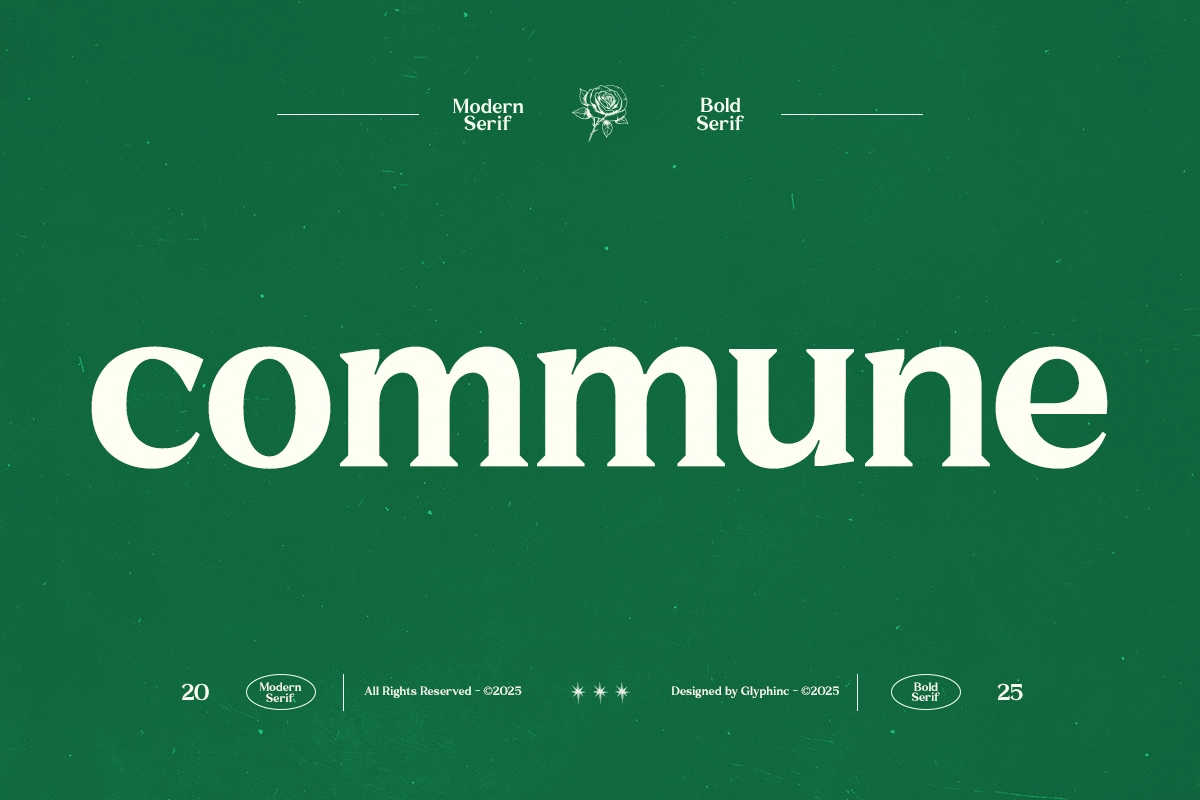 GC Commune – Modern Inktrap Serif