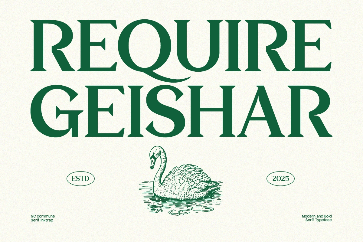 GC Commune – Modern Inktrap Serif