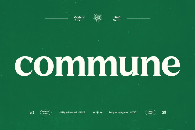 GC Commune – Modern Inktrap Serif