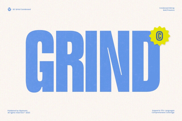 GC Grind - Bold Condensed Fonts