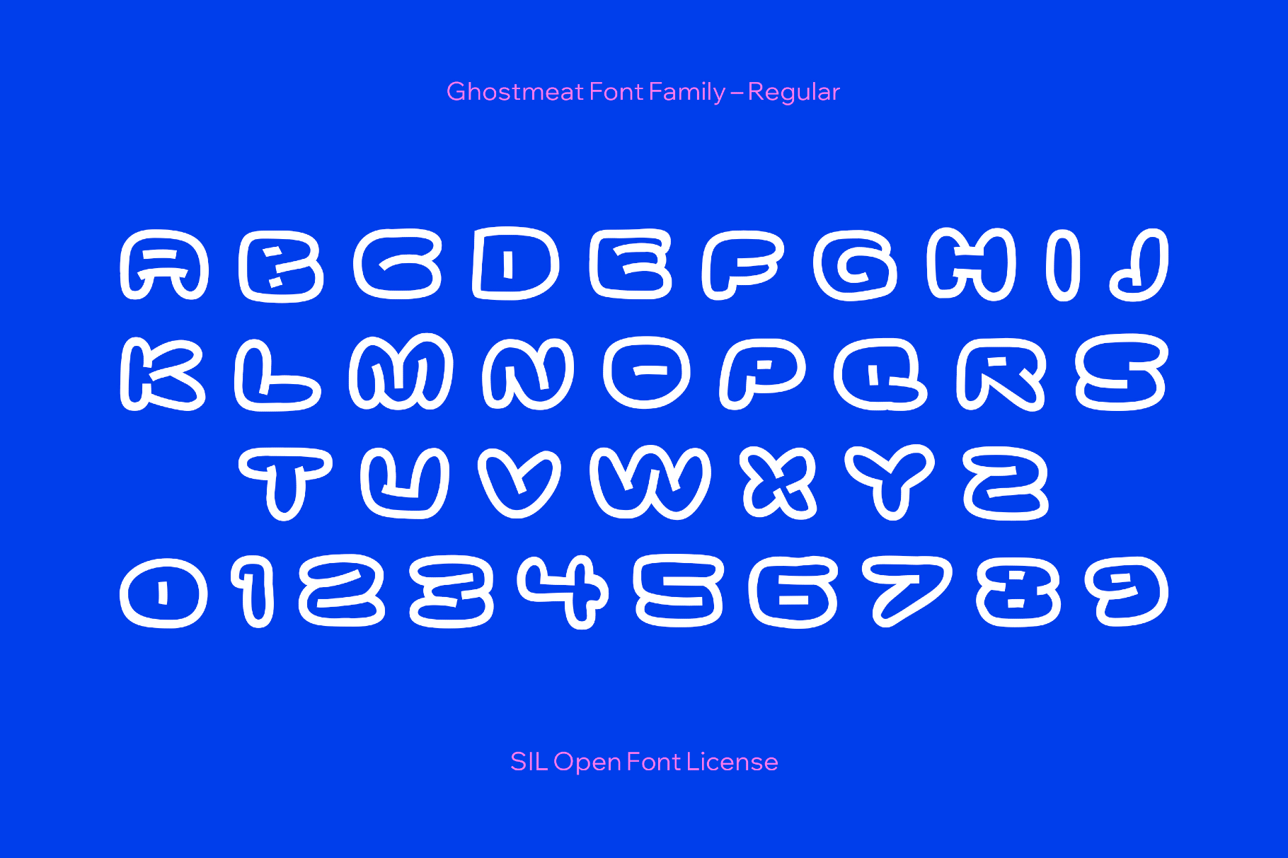 Ghostmeat Font Family