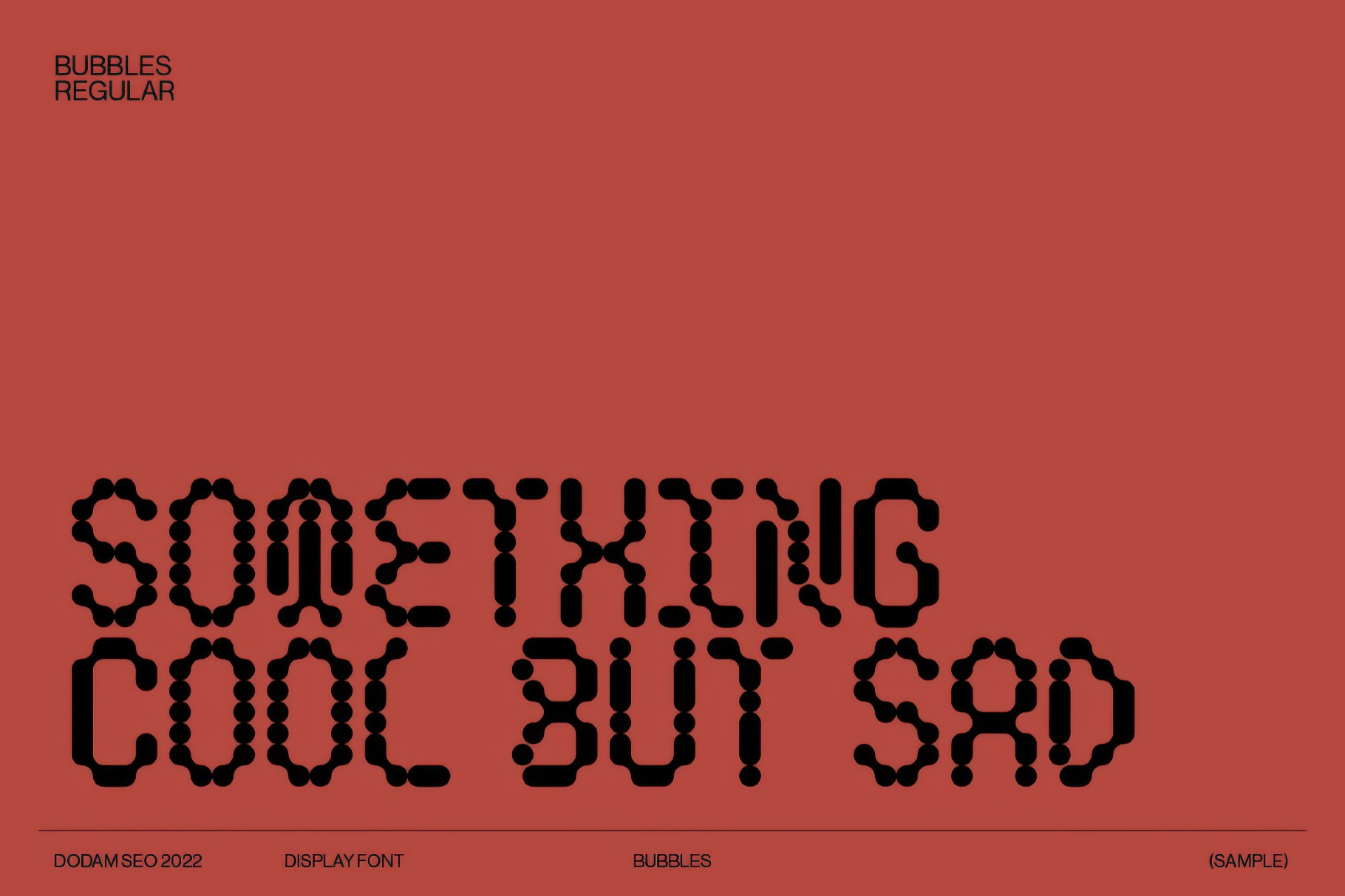 Bubbles | Free Bubble Font