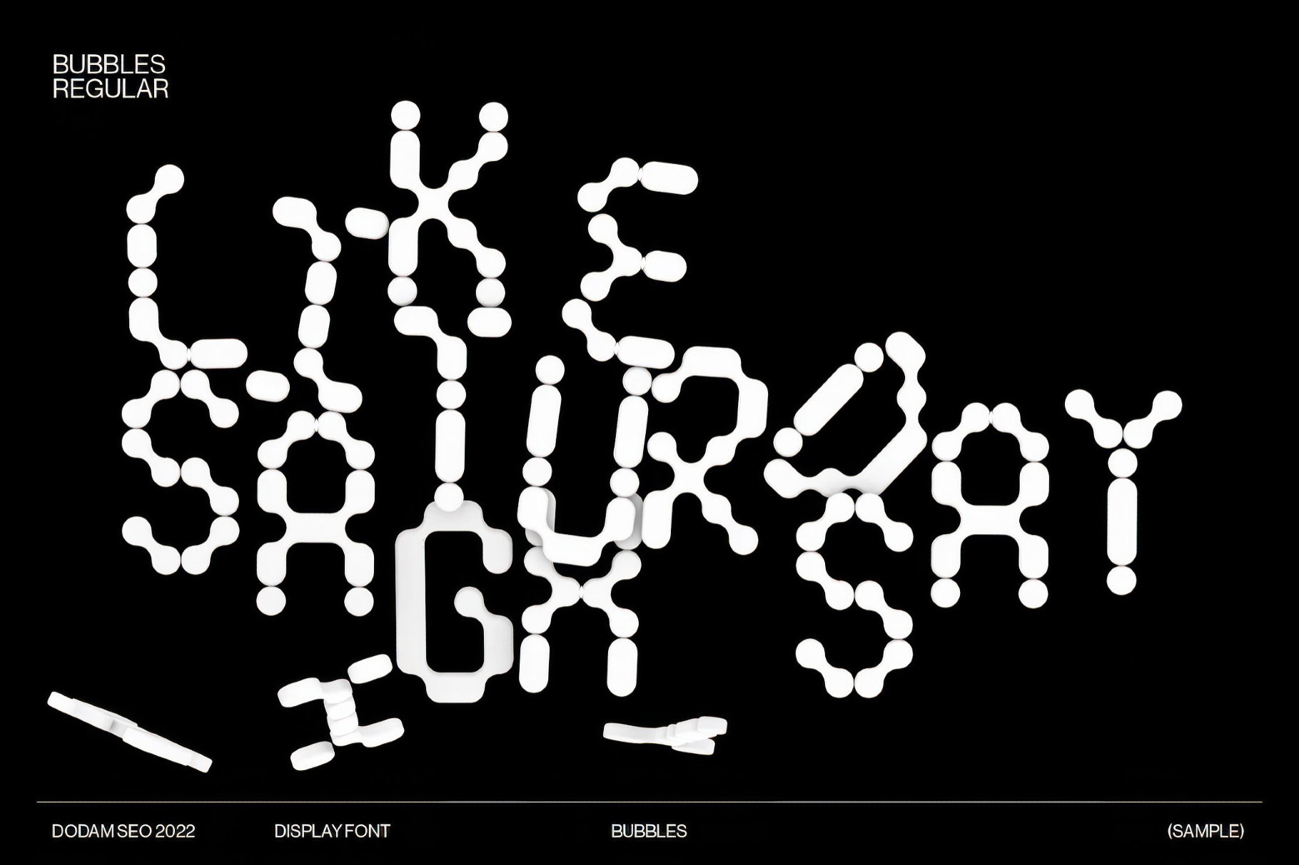 Bubbles | Free Bubble Font