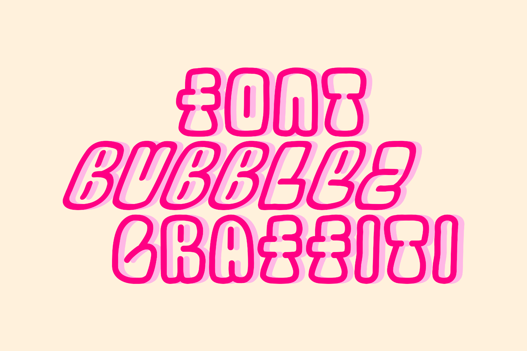 Bubblez Graffiti Font